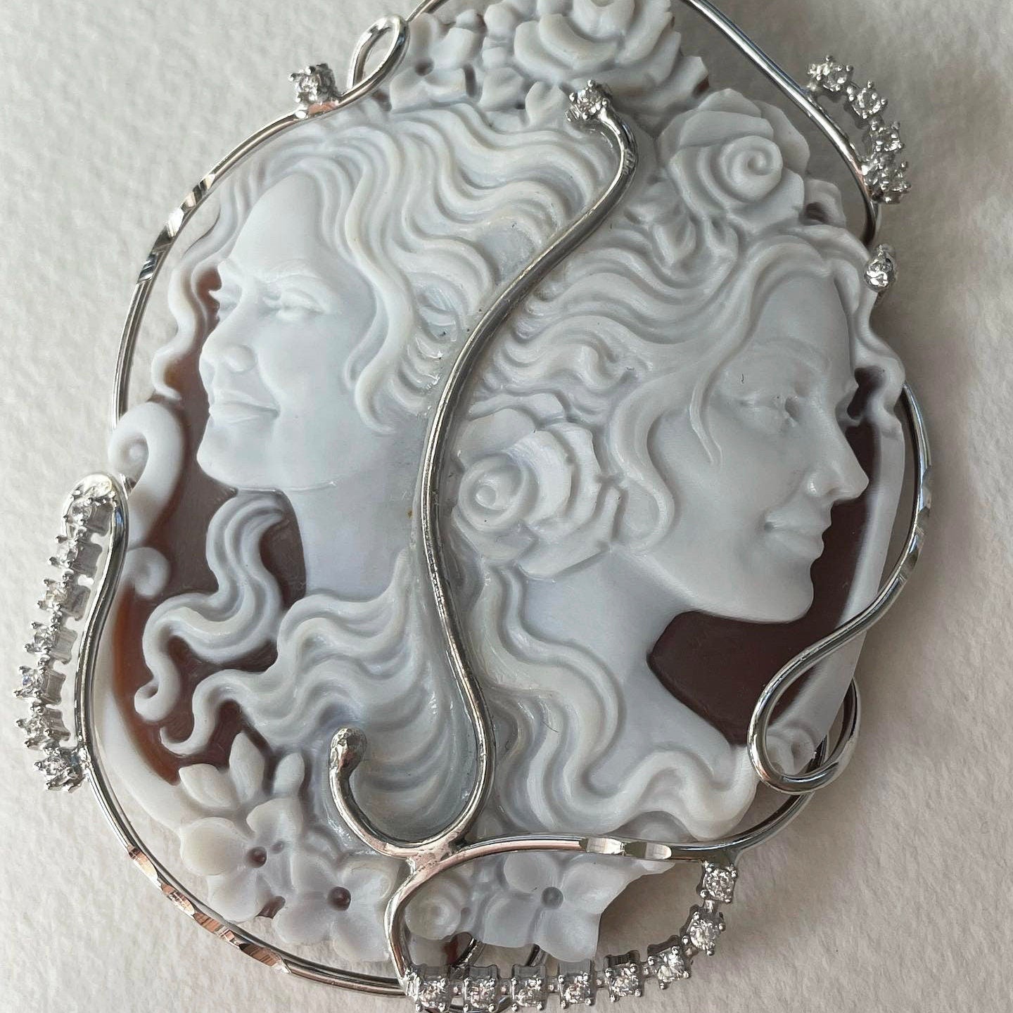 Personalised cameo, portrait cameo, cameo necklace, custom necklace, Mothers Day gift, personalised handmade gift, first Mothers Day, mom