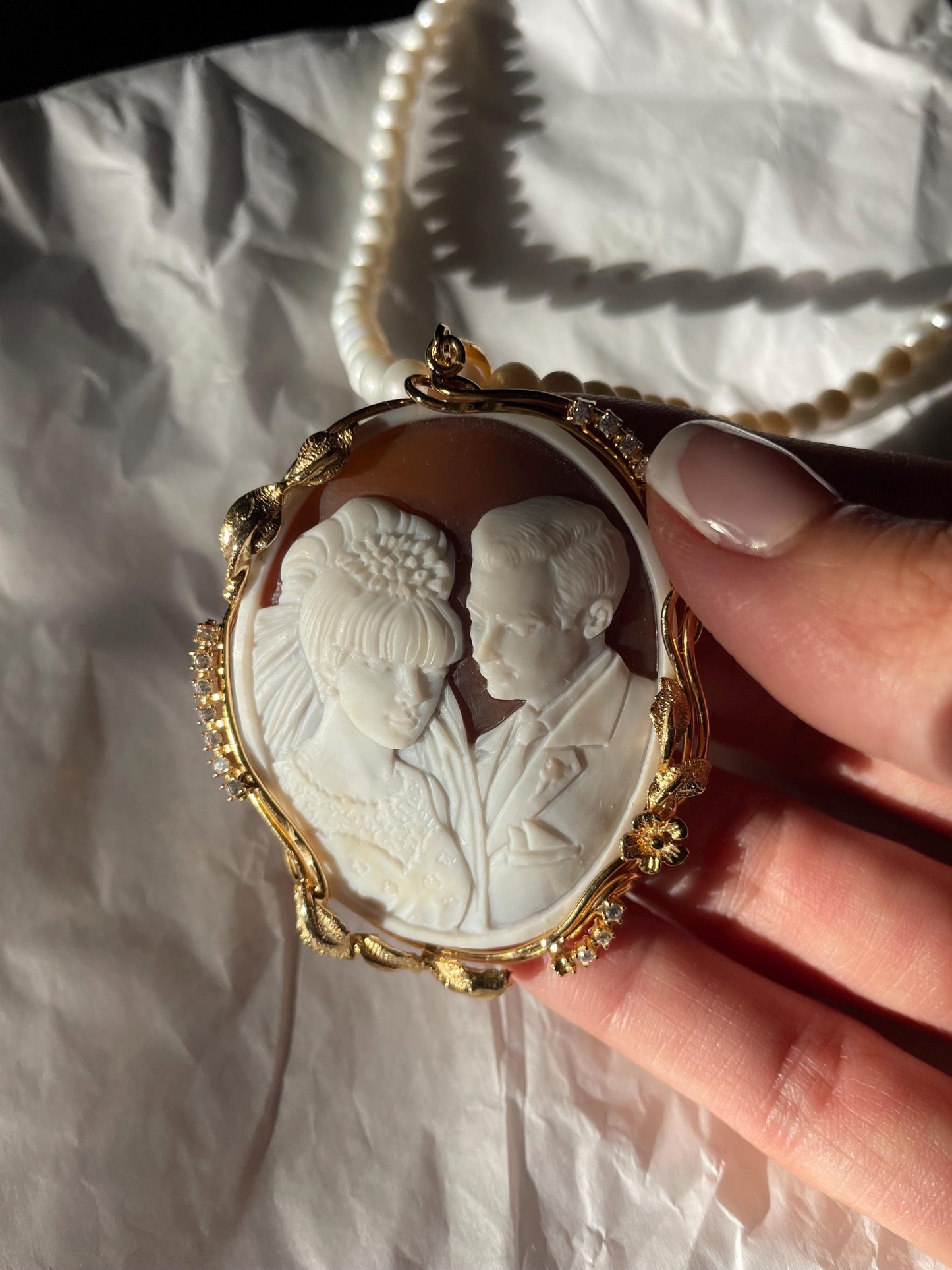 Personalised cameo, bride and groom, portrait cameo, bride gift, anniversary, cameo necklace, custom necklace, personalised handmade gift
