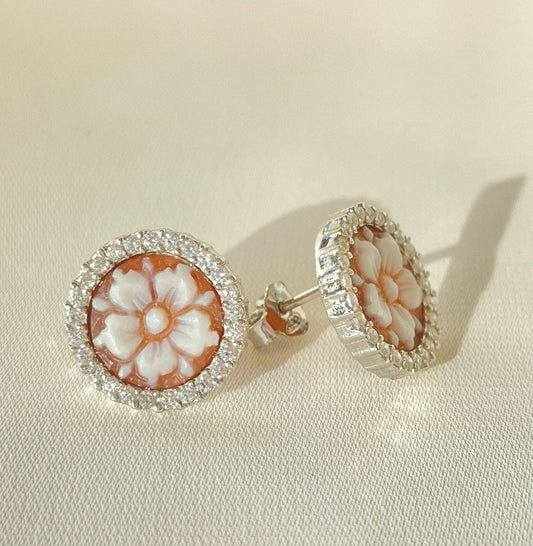 Handmade Cameo Earrings
