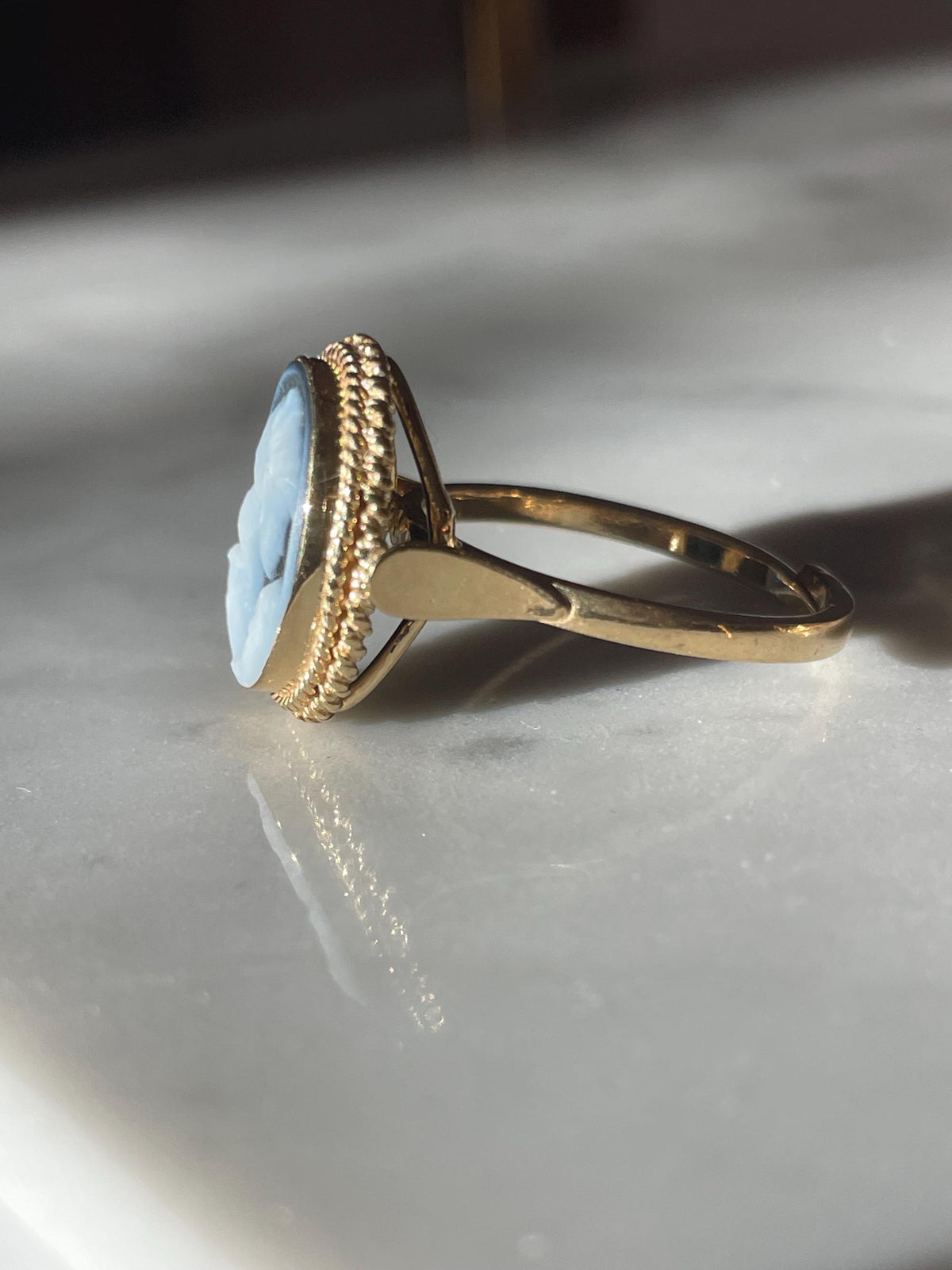 Mother & Child Cameo Ring