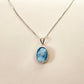 COLLANA ANNIE MAE BLU - ARGENTO