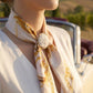 Floral Cameo Scarf
