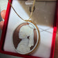 Girl With Pearl Earring Inspired Cameo