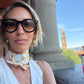 Floral Cameo Scarf