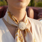 Floral Cameo Scarf