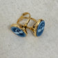 Blue Cameo Swan Ring