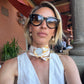 Floral Cameo Scarf