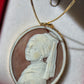 Girl With Pearl Earring Inspired Cameo