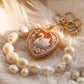 Swan cameo necklace
