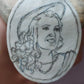 Personalised portrait cameo ring