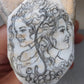 Personalised cameo, portrait cameo, cameo necklace, custom necklace, Mothers Day gift, personalised handmade gift, first Mothers Day, mom
