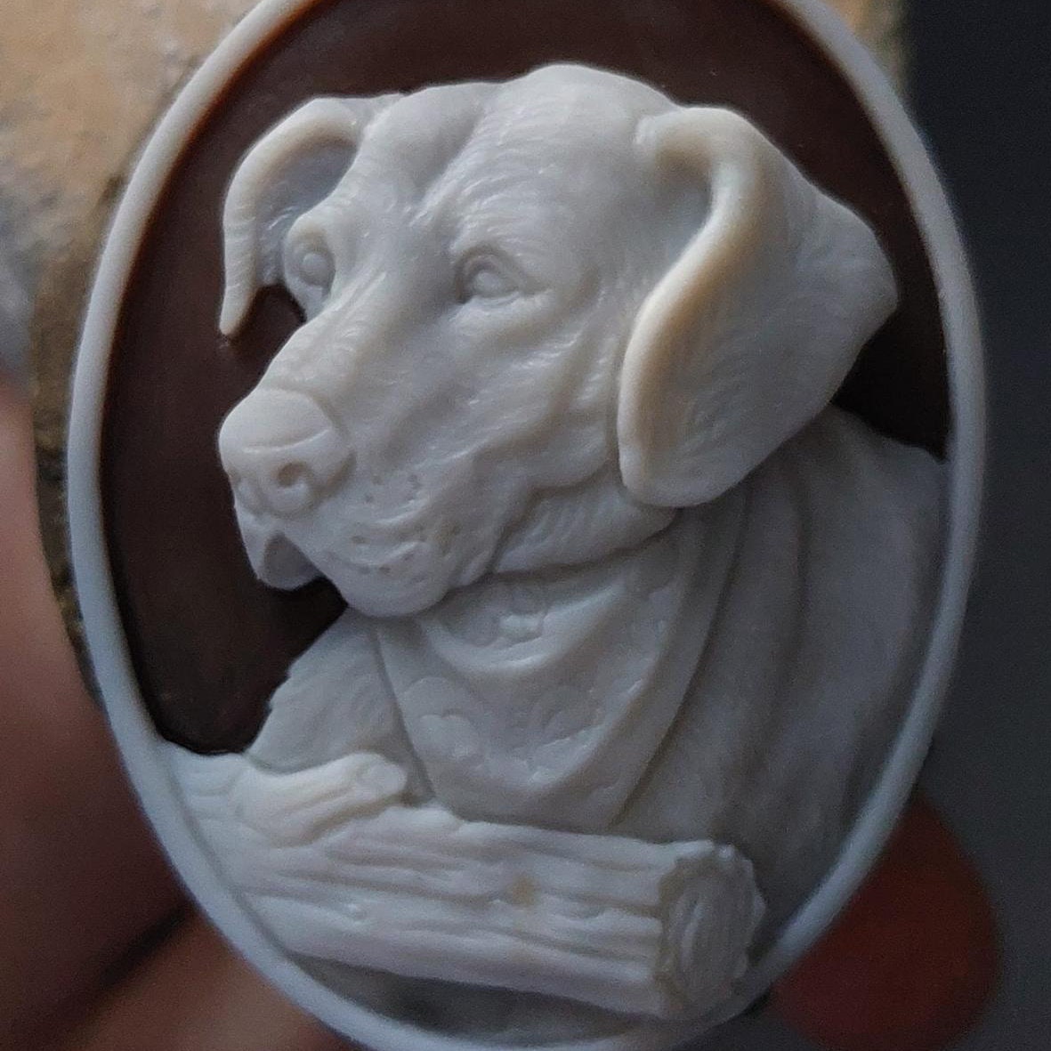 Personalised cameo, dog keepsake, cameo necklace, made in Italy, anniversary gift, made in Italy, personalised handmade gift, wedding gift