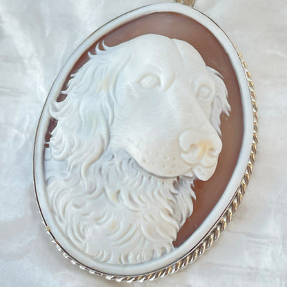 Personalised cameo, dog keepsake, cameo necklace, made in Italy, anniversary gift, made in Italy, personalised handmade gift, wedding gift