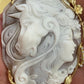 Horse Cameo Medallion