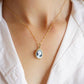 Blue cameo golden necklace, silver jewelry, made in Italy, personalised gift for her, agate genuine Italian cameo, cameo set, cameo necklace