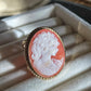18k Gold Cameo Ring