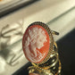 18k Gold Cameo Ring