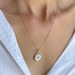 Dainty cameo necklace, necklace, unique handmade gift for daughter, jewelry set, minimalistic necklace, free shipping, made in Italy,