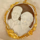 Personalize your own Cameo, Cameo Portrait, Wedding gift, anniversary Gift, Handmade in Italy, carved by hand on a seashell, keepsake jewel
