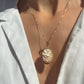 Cameo jewelry, gift for mother, mother's day gift, self gift, rose gold necklace, unique handmade gift for her, cameo necklace, flower, mom