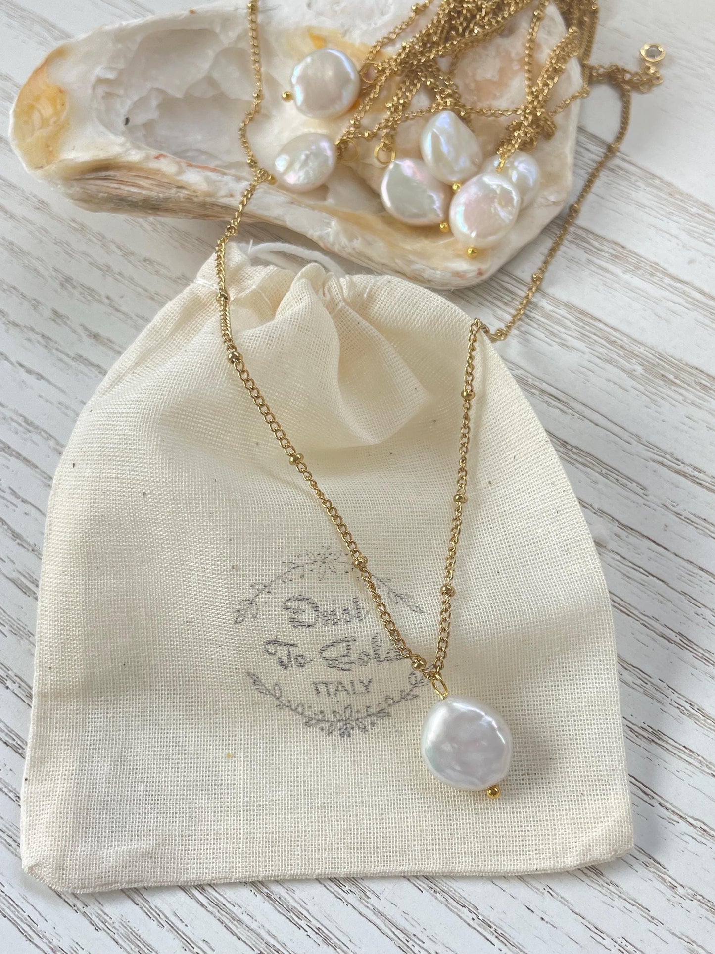 CUSTOM NAME NECKLACE & PEARL