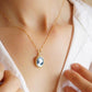 Blue cameo golden necklace, silver jewelry, made in Italy, personalised gift for her, agate genuine Italian cameo, cameo set, cameo necklace