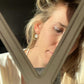 CAMEO HOOP EARRINGS