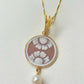 Dainty Floral Pendant