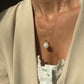CUSTOM NAME PENDANT & ROSE CAMEO