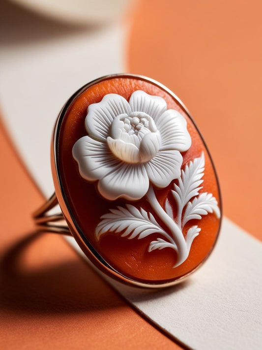 Rose Cameo Ring