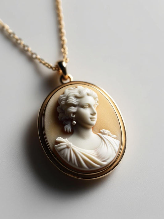 Princess Diana cameo necklace