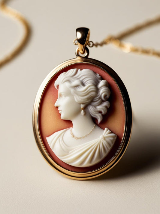 Princess Diana cameo necklace