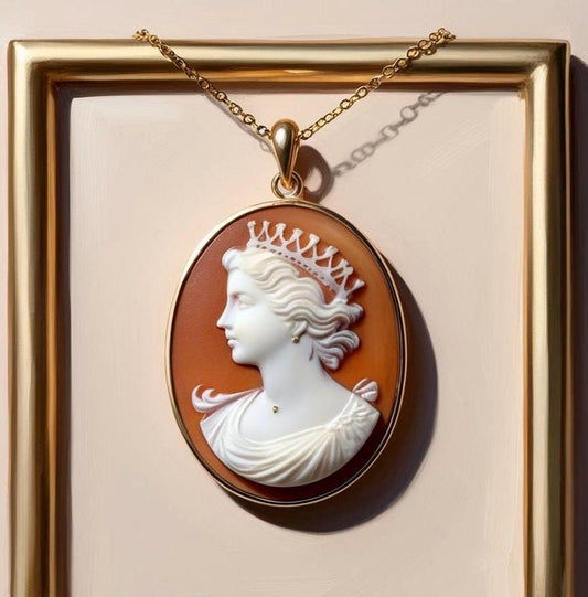 Princess Diana cameo necklace
