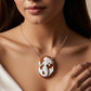 Mermaid cameo necklace