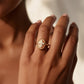 Fleur de Lis Cameo Ring -16mm-