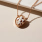 Fleur de Lis cameo necklace