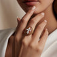 Fleur de Lis Cameo Ring 20mm