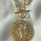 Goddess of Liberty coin necklace