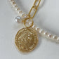 Goddess of Liberty coin necklace