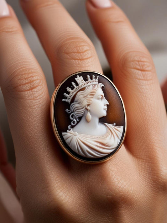 Queen Victoria Cameo Ring