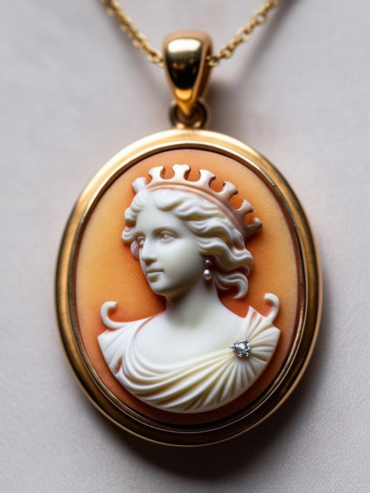 Princess Diana cameo necklace