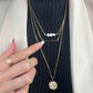 Dainty layered necklace set