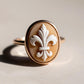 Fleur de Lis Cameo Ring -16mm-
