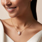 Fleur de Lis cameo necklace