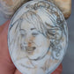 Personalised cameo, bride and groom, portrait cameo, bride gift, anniversary, cameo necklace, custom necklace, personalised handmade gift