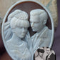 Personalised cameo, bride and groom, portrait cameo, bride gift, anniversary, cameo necklace, custom necklace, personalised handmade gift