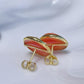 Lily Of Florence Cameo Earrings