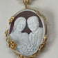 Personalised cameo, bride and groom, portrait cameo, bride gift, anniversary, cameo necklace, custom necklace, personalised handmade gift