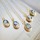 AnnieMae Blue Cameo Necklace