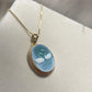 Swan cameo necklace